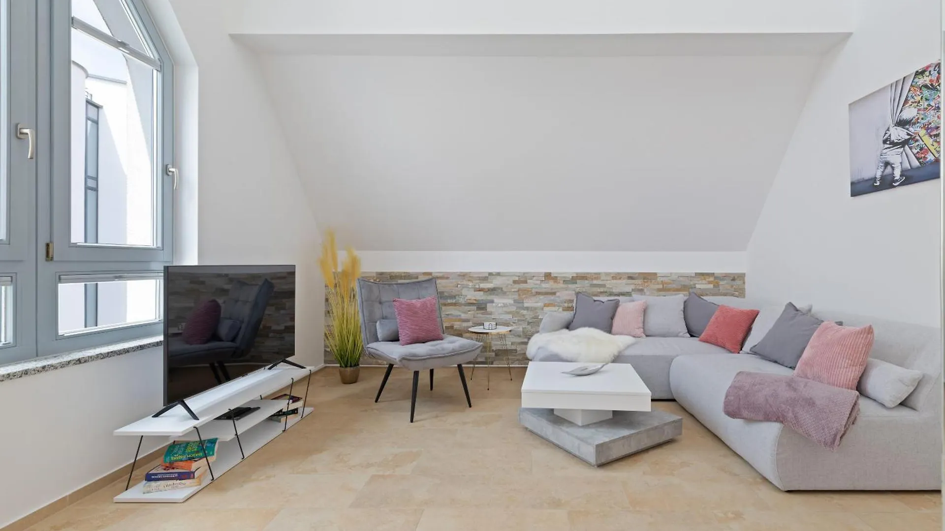 Helloflats - Luxus-Penthouse - Balkon - Parking - Zentrum - Therme - Naehe Flughafen Muc Erding